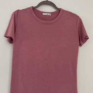 Wilfred Free Stretchy Tee in Dusty Rose